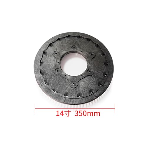 ZKLGS Bodenschrubber-Bürstenscheibe Automatische Schrubber-Bürste Handgeschobene Schrubber-Bürste Kellerbodenschrubber-Verbrauchsmaterial-Scheibenbürste(14 inch 350mm Brush disc; Nylon) von ZKLGS