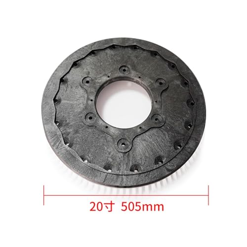 ZKLGS Bodenschrubber-Bürstenscheibe Automatische Schrubber-Bürste Handgeschobene Schrubber-Bürste Kellerbodenschrubber-Verbrauchsmaterial-Scheibenbürste(20 inch 500mm Brush disc; Nylon) von ZKLGS