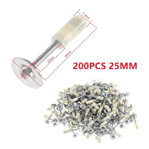 ZKLGS Nagelpistole, Mini Stahl Nägel Pistolen Niet Werkzeug Beton Wand Anker Draht Schlitzen Gerät Dekoration Niet Tufting Pistolen Hause DIY Power Werkzeuge(200PCS 25mm) von ZKLGS