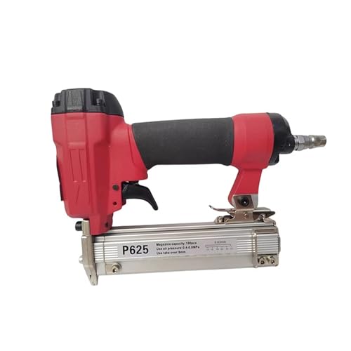 ZKLGS Nagelpistole, Pneumatischer Tacker, 0,64 Mm, Professioneller, Robuster Nagler-Hefter for Holz, Polster, Teppich, Drahtzäune ZKLGS Nagelpistole, Pneumatischer Tacker, 0,64 Mm, Professioneller, Robuster Nagler-Hefter for Holz, Polster, Teppich, Drahtzäune von ZKLGS