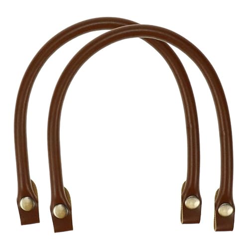 ZKSXOA 2 Stück Taschenhenkel PU Taschengriffe Leder Schultergurte 40cm Ersatz Handtasche Zubehör Taschenriemen mit Nieten für Einkaufstasche Shopper Tote,braun ZKSXOA 2 Stück Taschenhenkel PU Taschengriffe Leder Schultergurte 40cm Ersatz Handtasche Zubehör Taschenriemen mit Nieten für Einkaufstasche Shopper Tote,braun von ZKSXOA