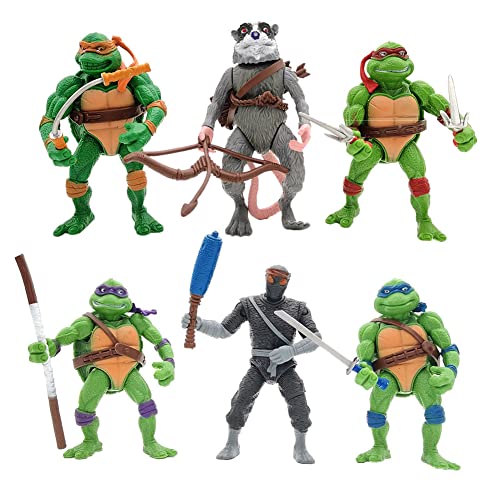 Anime Action Turtles Figuren Set, Ninja Thema Schildkröten Kuchen Topper, Cartoons Geburtstag Kuchen Dekoration, Kinder Geburtstag Party Supplies Anime Action Turtles Figuren Set, Ninja Thema Schildkröten Kuchen Topper, Cartoons Geburtstag Kuchen Dekoration, Kinder Geburtstag Party Supplies von ZKTSRY