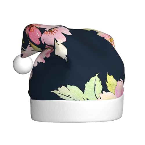 ZKZBDPLK Weihnachtsmütze mit Blumendruck, Unisex, für Erwachsene ZKZBDPLK Weihnachtsmütze mit Blumendruck, Unisex, für Erwachsene von ZKZBDPLK