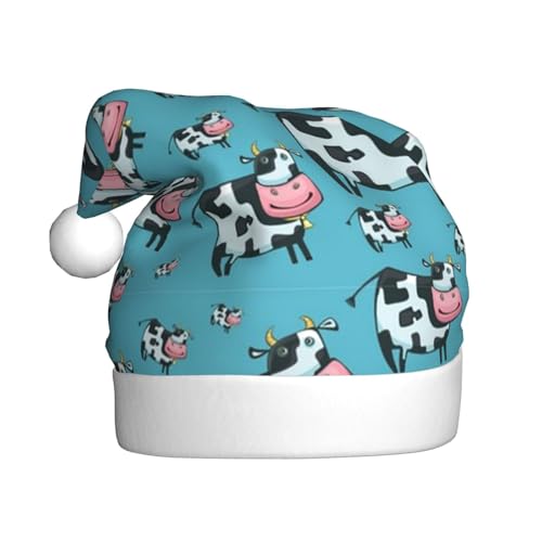 ZKZBDPLK Weihnachtsmütze mit Kuhmotiv, Unisex, für Erwachsene ZKZBDPLK Weihnachtsmütze mit Kuhmotiv, Unisex, für Erwachsene von ZKZBDPLK