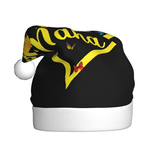 ZKZBDPLK Weihnachtsmütze mit Sonnenblumen-Motiv, Weihnachtsmann-Motiv, Unisex, für Erwachsene ZKZBDPLK Weihnachtsmütze mit Sonnenblumen-Motiv, Weihnachtsmann-Motiv, Unisex, für Erwachsene von ZKZBDPLK
