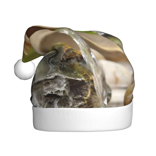 ZKZBDPLK Weihnachtsmütze mit Weihnachtsmann-Motiv, Bambus, Wasserfall-Druck, Unisex, Erwachsene ZKZBDPLK Weihnachtsmütze mit Weihnachtsmann-Motiv, Bambus, Wasserfall-Druck, Unisex, Erwachsene von ZKZBDPLK