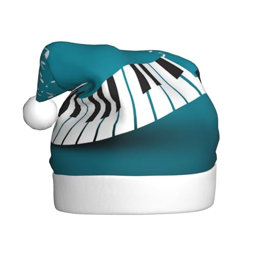 ZKZBDPLK Weihnachtsmütze mit Weihnachtsmann-Motiv, Grün und Weiß, Klaviertasten-Druck, Weihnachtsmütze, Unisex, Erwachsene ZKZBDPLK Weihnachtsmütze mit Weihnachtsmann-Motiv, Grün und Weiß, Klaviertasten-Druck, Weihnachtsmütze, Unisex, Erwachsene von ZKZBDPLK