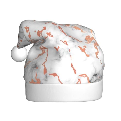 ZKZBDPLK Weihnachtsmütze mit Weihnachtsmann-Motiv, Marmor-Textur, Kupferspritzer-Druck, Unisex, für Erwachsene ZKZBDPLK Weihnachtsmütze mit Weihnachtsmann-Motiv, Marmor-Textur, Kupferspritzer-Druck, Unisex, für Erwachsene von ZKZBDPLK
