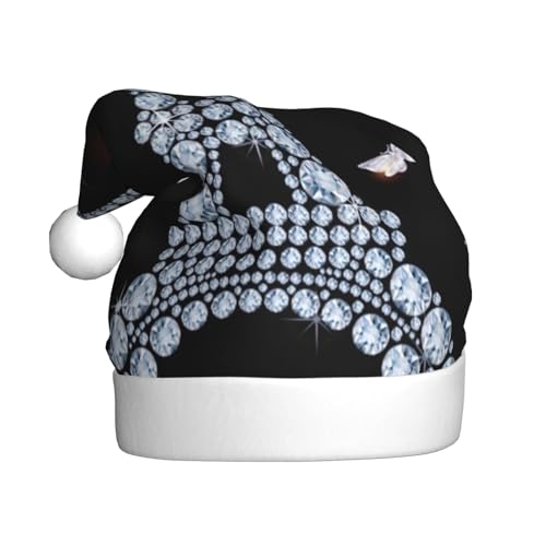 ZKZBDPLK Weihnachtsmütze mit Weihnachtsmann-Motiv, Motiv: Eiffelturm, Unisex, für Erwachsene ZKZBDPLK Weihnachtsmütze mit Weihnachtsmann-Motiv, Motiv: Eiffelturm, Unisex, für Erwachsene von ZKZBDPLK
