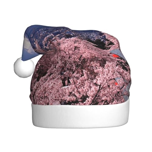ZKZBDPLK Weihnachtsmütze mit Weihnachtsmann-Motiv, Motiv: Fuji, japanischer Druck, Unisex, für Erwachsene ZKZBDPLK Weihnachtsmütze mit Weihnachtsmann-Motiv, Motiv: Fuji, japanischer Druck, Unisex, für Erwachsene von ZKZBDPLK