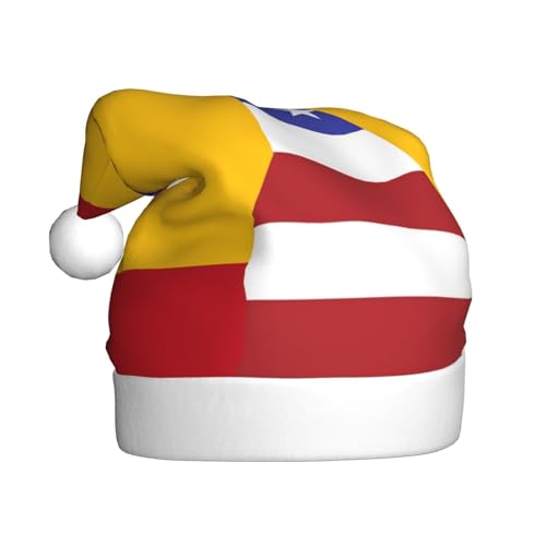 ZKZBDPLK Weihnachtsmütze mit Weihnachtsmann-Motiv, Motiv: amerikanische Spanien-Flagge, Unisex, Erwachsene ZKZBDPLK Weihnachtsmütze mit Weihnachtsmann-Motiv, Motiv: amerikanische Spanien-Flagge, Unisex, Erwachsene von ZKZBDPLK