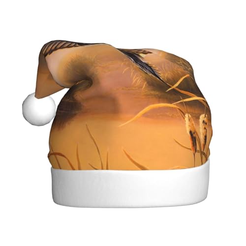 ZKZBDPLK Weihnachtsmütze mit Weihnachtsmann-Motiv, Ölgemälde, Entenmuster, Unisex, für Erwachsene ZKZBDPLK Weihnachtsmütze mit Weihnachtsmann-Motiv, Ölgemälde, Entenmuster, Unisex, für Erwachsene von ZKZBDPLK