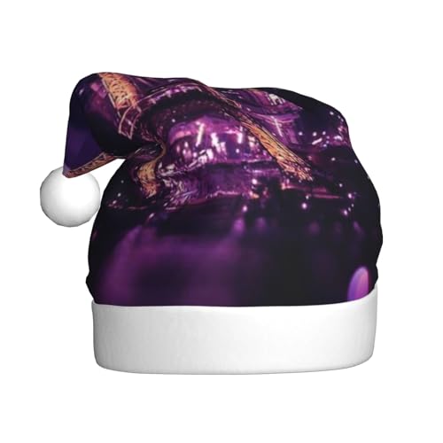 ZKZBDPLK Weihnachtsmütze mit Weihnachtsmann-Motiv, Unisex, für Erwachsene, Rosa ZKZBDPLK Weihnachtsmütze mit Weihnachtsmann-Motiv, Unisex, für Erwachsene, Rosa von ZKZBDPLK
