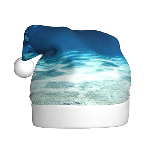 ZKZBDPLK Weihnachtsmütze mit Weihnachtsmann-Motiv, Unterwasser-Motiv, Ozeanblick, Unisex, Erwachsene ZKZBDPLK Weihnachtsmütze mit Weihnachtsmann-Motiv, Unterwasser-Motiv, Ozeanblick, Unisex, Erwachsene von ZKZBDPLK