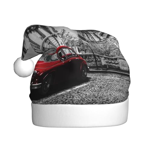 ZKZBDPLK Weihnachtsmütze mit Weihnachtsmann-Motiv, Weihnachtsmann-Motiv, für Erwachsene, Rot ZKZBDPLK Weihnachtsmütze mit Weihnachtsmann-Motiv, Weihnachtsmann-Motiv, für Erwachsene, Rot von ZKZBDPLK