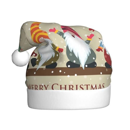ZKZBDPLK Weihnachtsmütze mit Weihnachtsmann-Motiv, Weihnachtsmütze, Unisex, für Erwachsene ZKZBDPLK Weihnachtsmütze mit Weihnachtsmann-Motiv, Weihnachtsmütze, Unisex, für Erwachsene von ZKZBDPLK