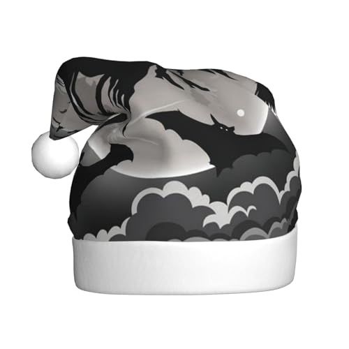 ZKZBDPLK Weihnachtsmütze mit Weihnachtsmann-Motiv, für Halloween, Hexe, Unisex, für Erwachsene ZKZBDPLK Weihnachtsmütze mit Weihnachtsmann-Motiv, für Halloween, Hexe, Unisex, für Erwachsene von ZKZBDPLK