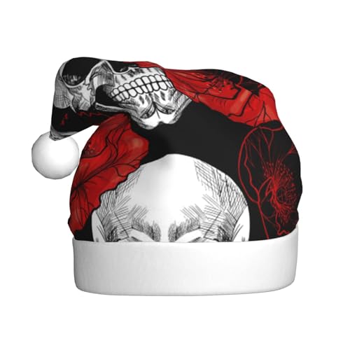 ZKZBDPLK Weihnachtsmütze mit Weihnachtsmann-Motiv, für Halloween, Totenkopf, Unisex, für Erwachsene ZKZBDPLK Weihnachtsmütze mit Weihnachtsmann-Motiv, für Halloween, Totenkopf, Unisex, für Erwachsene von ZKZBDPLK
