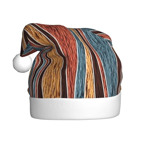 ZKZBDPLK Weihnachtsmütze mit buntem Streifendruck, Unisex, für Erwachsene ZKZBDPLK Weihnachtsmütze mit buntem Streifendruck, Unisex, für Erwachsene von ZKZBDPLK