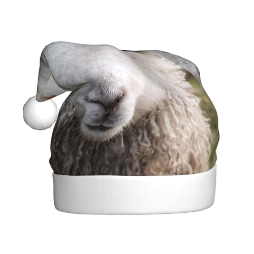 ZKZBDPLK Weihnachtsmütze mit niedlichem Schaf, Lamm, Weihnachtsmann-Motiv, Unisex, für Erwachsene ZKZBDPLK Weihnachtsmütze mit niedlichem Schaf, Lamm, Weihnachtsmann-Motiv, Unisex, für Erwachsene von ZKZBDPLK