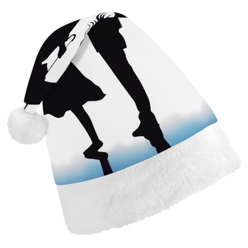ZLFDSKGY Weihnachtsmütze, Anime-Liebhaber, Silhouette, bedruckt, Weihnachtsmannmütze, Erwachsene, Weihnachtsmütze, Neujahrsparty, festliches Zubehör für Uni-Geschenk ZLFDSKGY Weihnachtsmütze, Anime-Liebhaber, Silhouette, bedruckt, Weihnachtsmannmütze, Erwachsene, Weihnachtsmütze, Neujahrsparty, festliches Zubehör für Uni-Geschenk von ZLFDSKGY