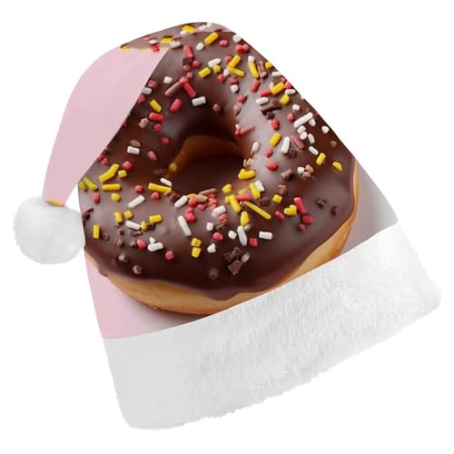 ZLFDSKGY Weihnachtsmütze, Donut-Druck, Weihnachtsmannmütze, Erwachsene, Weihnachtsmütze, Neujahrsparty, festliches Zubehör für Uni-Geschenk ZLFDSKGY Weihnachtsmütze, Donut-Druck, Weihnachtsmannmütze, Erwachsene, Weihnachtsmütze, Neujahrsparty, festliches Zubehör für Uni-Geschenk von ZLFDSKGY