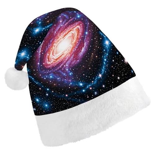 ZLFDSKGY Weihnachtsmütze, Sternbild, Sternhaufen, Galaxien, bedruckt, Weihnachtsmannmütze, Erwachsene, Weihnachtsmütze, Neujahrsparty, festliches Zubehör für Uni-Geschenk ZLFDSKGY Weihnachtsmütze, Sternbild, Sternhaufen, Galaxien, bedruckt, Weihnachtsmannmütze, Erwachsene, Weihnachtsmütze, Neujahrsparty, festliches Zubehör für Uni-Geschenk von ZLFDSKGY