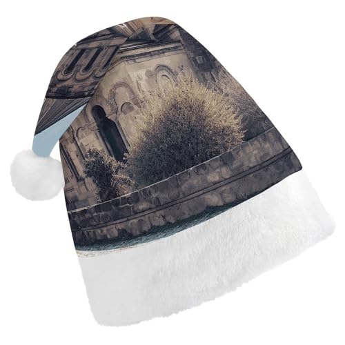 ZLFDSKGY Weihnachtsmütze, armenische Kirche, bedruckt, Weihnachtsmannmütze, Erwachsene, Weihnachtsmütze, Neujahrsparty, festliches Zubehör für Uni-Geschenk ZLFDSKGY Weihnachtsmütze, armenische Kirche, bedruckt, Weihnachtsmannmütze, Erwachsene, Weihnachtsmütze, Neujahrsparty, festliches Zubehör für Uni-Geschenk von ZLFDSKGY