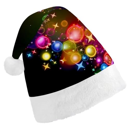 ZLFDSKGY Weihnachtsmütze, bunte Regenbogen-Sterne, bedruckt, Weihnachtsmannmütze, Erwachsene, Weihnachtsmütze, Neujahrsparty, festliches Zubehör für Uni-Geschenk ZLFDSKGY Weihnachtsmütze, bunte Regenbogen-Sterne, bedruckt, Weihnachtsmannmütze, Erwachsene, Weihnachtsmütze, Neujahrsparty, festliches Zubehör für Uni-Geschenk von ZLFDSKGY