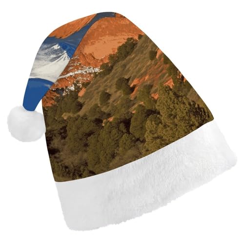 ZLFDSKGY Weihnachtsmütze Pikes Peak Colorado bedruckte Weihnachtsmütze für Erwachsene, Weihnachtsmütze, Neujahrsparty, festliches Zubehör für Uni-Geschenk ZLFDSKGY Weihnachtsmütze Pikes Peak Colorado bedruckte Weihnachtsmütze für Erwachsene, Weihnachtsmütze, Neujahrsparty, festliches Zubehör für Uni-Geschenk von ZLFDSKGY