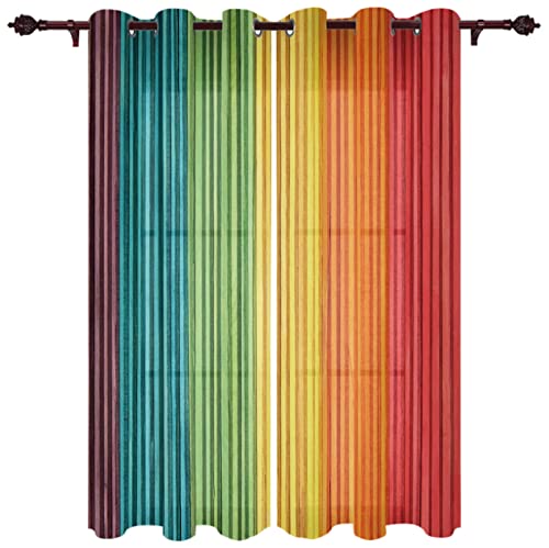 ZLLHAPPY Vorhang Verdunkelung Blickdicht Gardine Regenbogen-Streifen:Blickdichte Vorhänge Jungen Teenager Vorhänge für Kinder Mädchen 75x166cm ZLLHAPPY Vorhang Verdunkelung Blickdicht Gardine Regenbogen-Streifen:Blickdichte Vorhänge Jungen Teenager Vorhänge für Kinder Mädchen 75x166cm von ZLLHAPPY