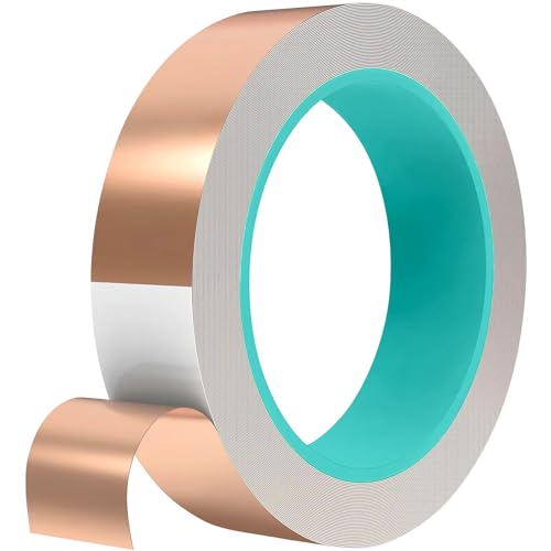 ZLLkeji Kupferband Klebeband Hohe Temperatur Klebeband 20m x 30mm Abschirmband Elektronik Für Emi-Abschirmung, Elektrische Reparatur ZLLkeji Kupferband Klebeband Hohe Temperatur Klebeband 20m x 30mm Abschirmband Elektronik Für Emi-Abschirmung, Elektrische Reparatur von ZLLkeji