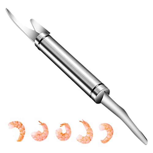 Garnelenschäler,Edelstahl Garnelenschäler,Edelstahl Shrimp Deveiner,Multifunktionaler Edelstahl-Garnelen-Schnur, Meeresfrüchte Werkzeug Für Langusten Schäler Shrimps Garnelenschäler,Edelstahl Garnelenschäler,Edelstahl Shrimp Deveiner,Multifunktionaler Edelstahl-Garnelen-Schnur, Meeresfrüchte Werkzeug Für Langusten Schäler Shrimps von ZLXFT