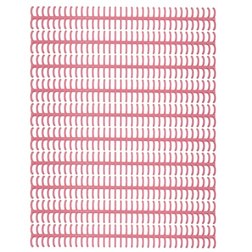Bindekämme, 10 Stück, 34 Löcher, 85 Blatt Kapazität, Kunststoff-Spiralbindespulen, 12 Mm Bindespiralen Für Lose Blätter, Buchbindung(Rosa) von ZLXHDL