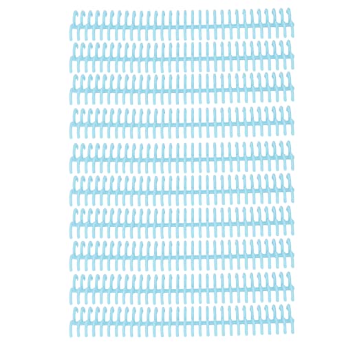 Kunststoff-Spiralbindespulen, 10 Stück, 2,3 Cm, 22 Mm Innendurchmesser, 30 Löcher, Bindespiralen Für A4-A5-Notizbücher, Bindekämme, Buchbindung(Klares Blau) von ZLXHDL