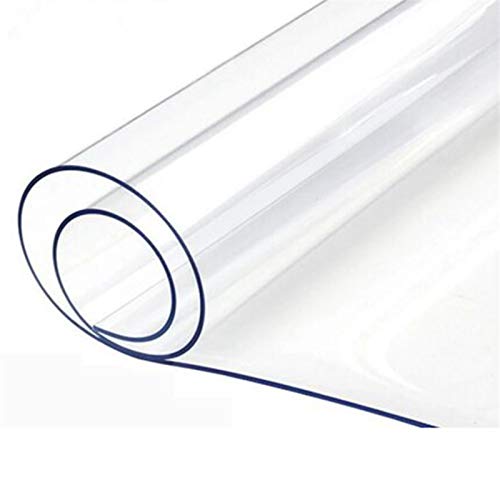 ZLYWE Bodenschutzmatte Transparente Bodenmatte PVC rutschfest Wohnzimmer Ausstellungsraum Konferenzraum Fußabtreter Tischschutz, 1,5 Mm, 10 Spezifikationen (60X60cm) von ZLYWE