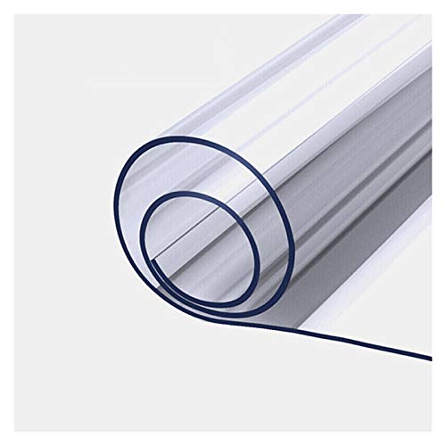 ZLYWE Bürostuhl Unterlage Wasserdicht Keine Wäsche Weiches Glas PVC Benutzt for Zuhause Küche Büro Tischschutz, Mehrere Größen (1.6mm,140x200cm) von ZLYWE