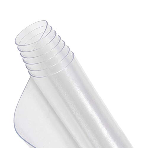 ZLYWE Klarer Teppich, 1,5-3 mm Dickes, rutschfestes, wasserdichtes, kratzfestes PVC-Stuhlmatten-Bodenschutzpolster (2.0mm,140x200cm) von ZLYWE