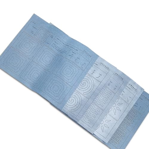 ZLYY Wiederverwendbares Wasserpapier ohne Tinte, chinesische Kalligraphie-Schreibtücher in 1 Hui-Form + 1 Spirale + 1 Wellenform + 1 Sonnenform + 1 Schachbrettform Übungsset für Anfänger, 5 Stück ZLYY Wiederverwendbares Wasserpapier ohne Tinte, chinesische Kalligraphie-Schreibtücher in 1 Hui-Form + 1 Spirale + 1 Wellenform + 1 Sonnenform + 1 Schachbrettform Übungsset für Anfänger, 5 Stück von ZLYY