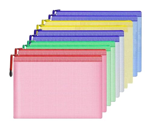 10PCS Transparent Datei Tasche Lagerung Tasche Stift Tasche Datei Tasche A4 Mesh Tasche Zipper Tasche Datei Informationen Tasche 10PCS Transparent Datei Tasche Lagerung Tasche Stift Tasche Datei Tasche A4 Mesh Tasche Zipper Tasche Datei Informationen Tasche von ZMCGNO