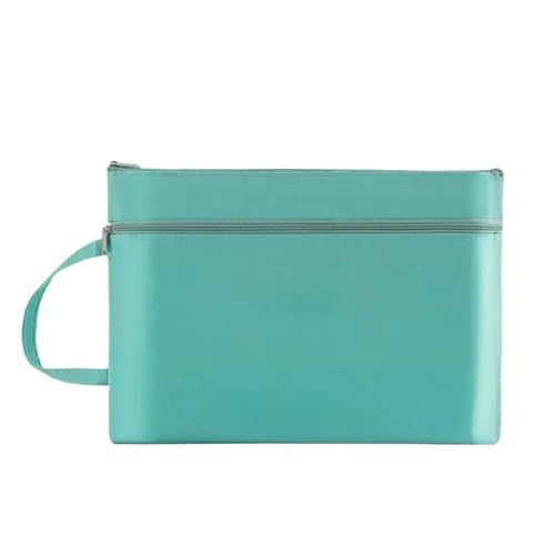 2 stücke Schreibwaren Oxford Tuch Datei Tasche Zipper Große Kapazität Dokument Tasche Dokument Veranstalter Schule Büro(Green1) von ZMCGNO