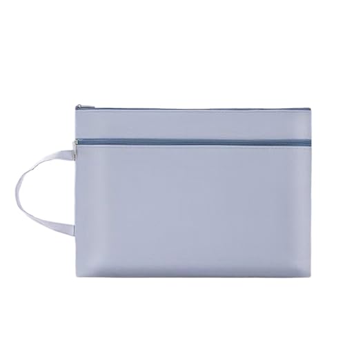 2 stücke Schreibwaren Oxford Tuch Datei Tasche Zipper Große Kapazität Dokument Tasche Dokument Veranstalter Schule Büro(Purple1) von ZMCGNO