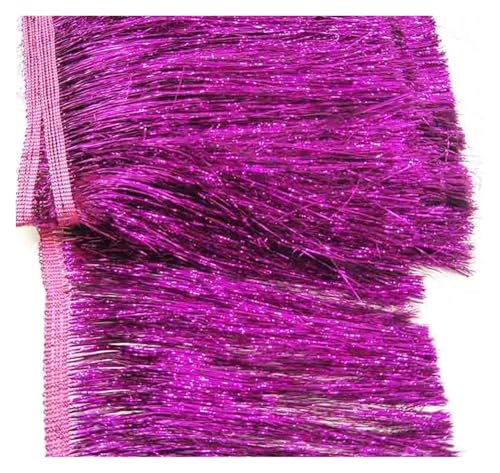 ZMCGNO 1 Yard 20 cm breite Spitzenfransenbesatz Quaste Fransenbesatz for lateinamerikanische Kleider Bühnenkleidung Zubehör Spitzenband Quaste(M3) von ZMCGNO