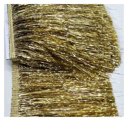 ZMCGNO 1 Yard 20 cm breite Spitzenfransenbesatz Quaste Fransenbesatz for lateinamerikanische Kleider Bühnenkleidung Zubehör Spitzenband Quaste(M4) von ZMCGNO
