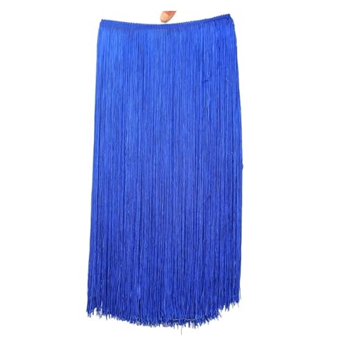 ZMCGNO 10 Meter 50CM Lange Spitze Fransenbesatz Quaste Fransenbesatz for DIY Latein Kleid Bühne Kleidung Zubehör Spitze Band(Color12,2Meters) von ZMCGNO