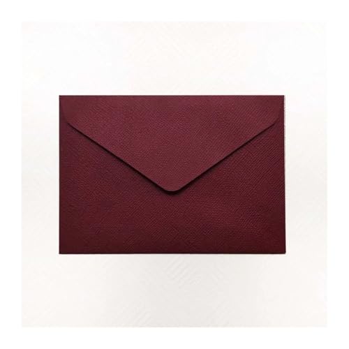 ZMCGNO 10 Teile/Paket Retro Hanf Textur Western Umschläge for Hochzeit Party Einladung Grußkarten Umschläge Angepasst(Red) von ZMCGNO