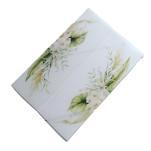ZMCGNO 10 stücke Hochzeit Einladung Karten DIY Umschlag Transparent Lädt for Braut Party(Chocolate,Whole Set) von ZMCGNO