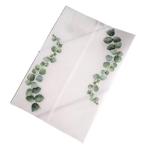 ZMCGNO 10 stücke Hochzeit Einladung Karten DIY Umschlag Transparent Lädt for Braut Party(GREEN2,Just Vellum Wrap) von ZMCGNO