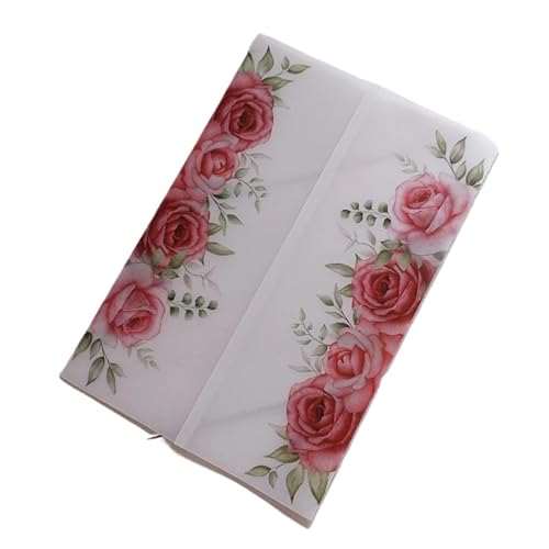 ZMCGNO 10 stücke Hochzeit Einladung Karten DIY Umschlag Transparent Lädt for Braut Party(Lavender,Just Vellum Wrap) von ZMCGNO