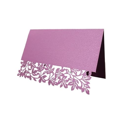 ZMCGNO 10PCS Aushöhlen Luxus Karten Weihnachten Geburtstag Party Tisch Dekoration Hochzeit Einladen Karten(Darkpurple) von ZMCGNO